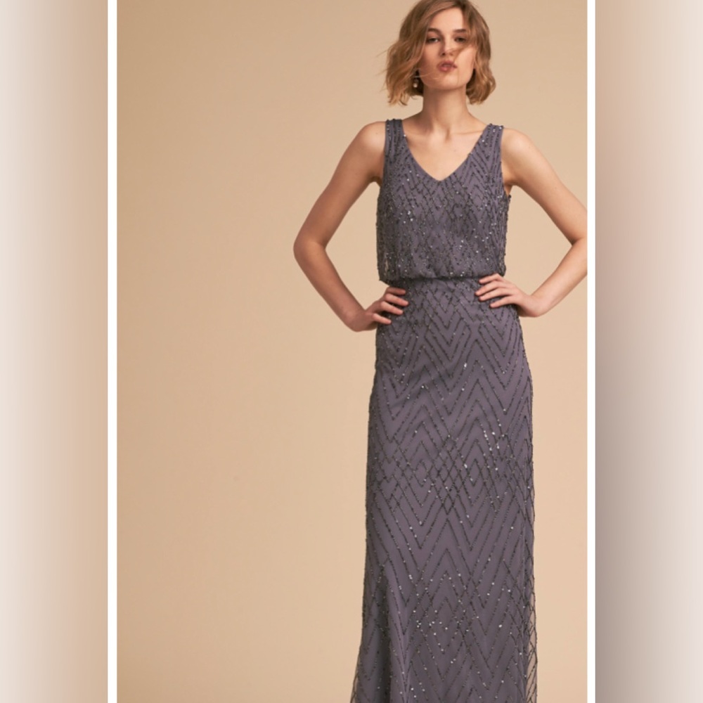 BHLDN Blaise Dress in Hydrangea